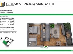Ilioara, 2 camere, 49 mp, 500 m metrou Nicolae Grigorescu, Park Lake
