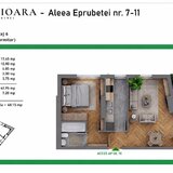Ilioara, 2 camere, 49 mp, 500 m metrou Nicolae Grigorescu, Park Lake